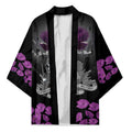 ANZAC Day Remembrance Kimono Purple Poppy We Will Remember Them