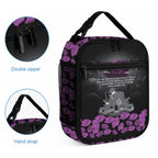 ANZAC Day Remembrance Lunch Bag Purple Poppy We Will Remember Them