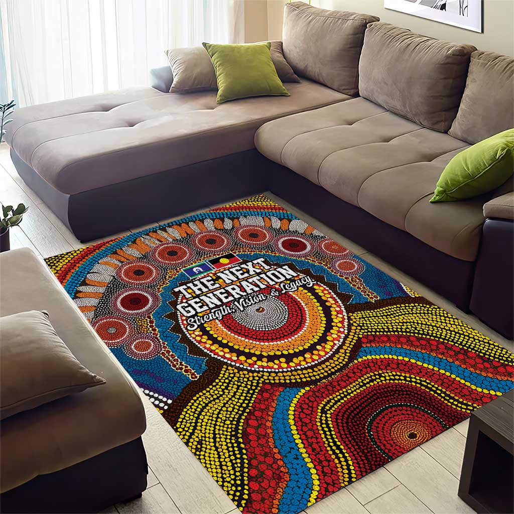 A Bright Future NAIDOC 2025 Area Rug Aboriginal Indigenous Art