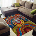 A Bright Future NAIDOC 2025 Area Rug Aboriginal Indigenous Art