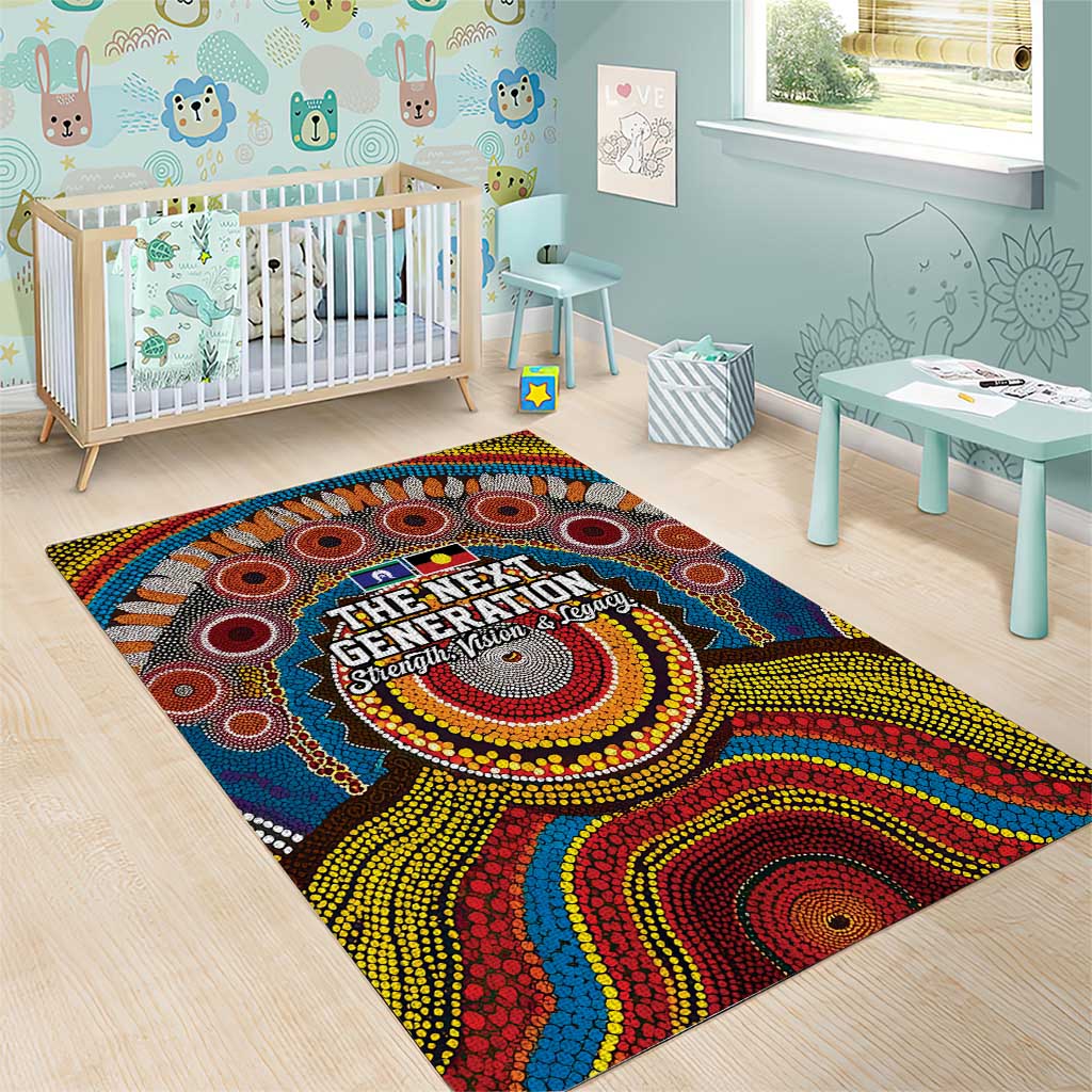 A Bright Future NAIDOC 2025 Area Rug Aboriginal Indigenous Art