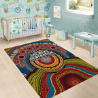 A Bright Future NAIDOC 2025 Area Rug Aboriginal Indigenous Art