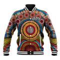 A Bright Future NAIDOC 2025 Baseball Jacket Aboriginal Indigenous Art