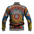 A Bright Future NAIDOC 2025 Baseball Jacket Aboriginal Indigenous Art