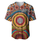 A Bright Future NAIDOC 2025 Baseball Jersey Aboriginal Indigenous Art
