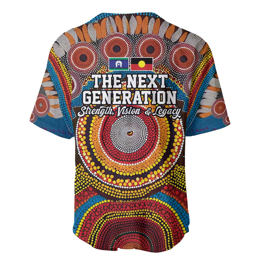 A Bright Future NAIDOC 2025 Baseball Jersey Aboriginal Indigenous Art