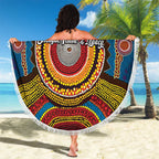 A Bright Future NAIDOC 2025 Beach Blanket Aboriginal Indigenous Art