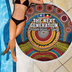 A Bright Future NAIDOC 2025 Beach Blanket Aboriginal Indigenous Art