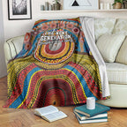 A Bright Future NAIDOC 2025 Blanket Aboriginal Indigenous Art