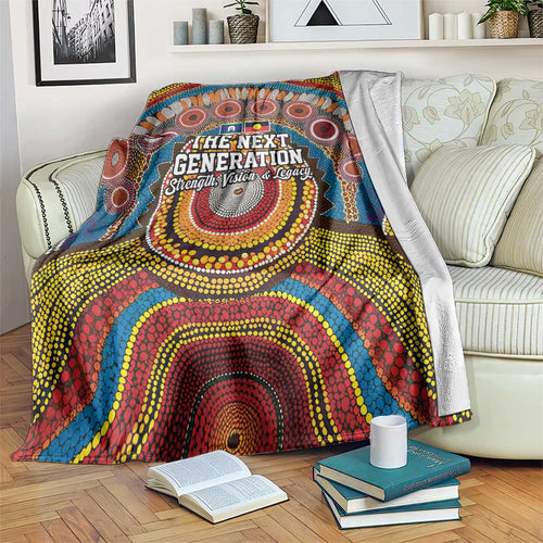 A Bright Future NAIDOC 2025 Blanket Aboriginal Indigenous Art