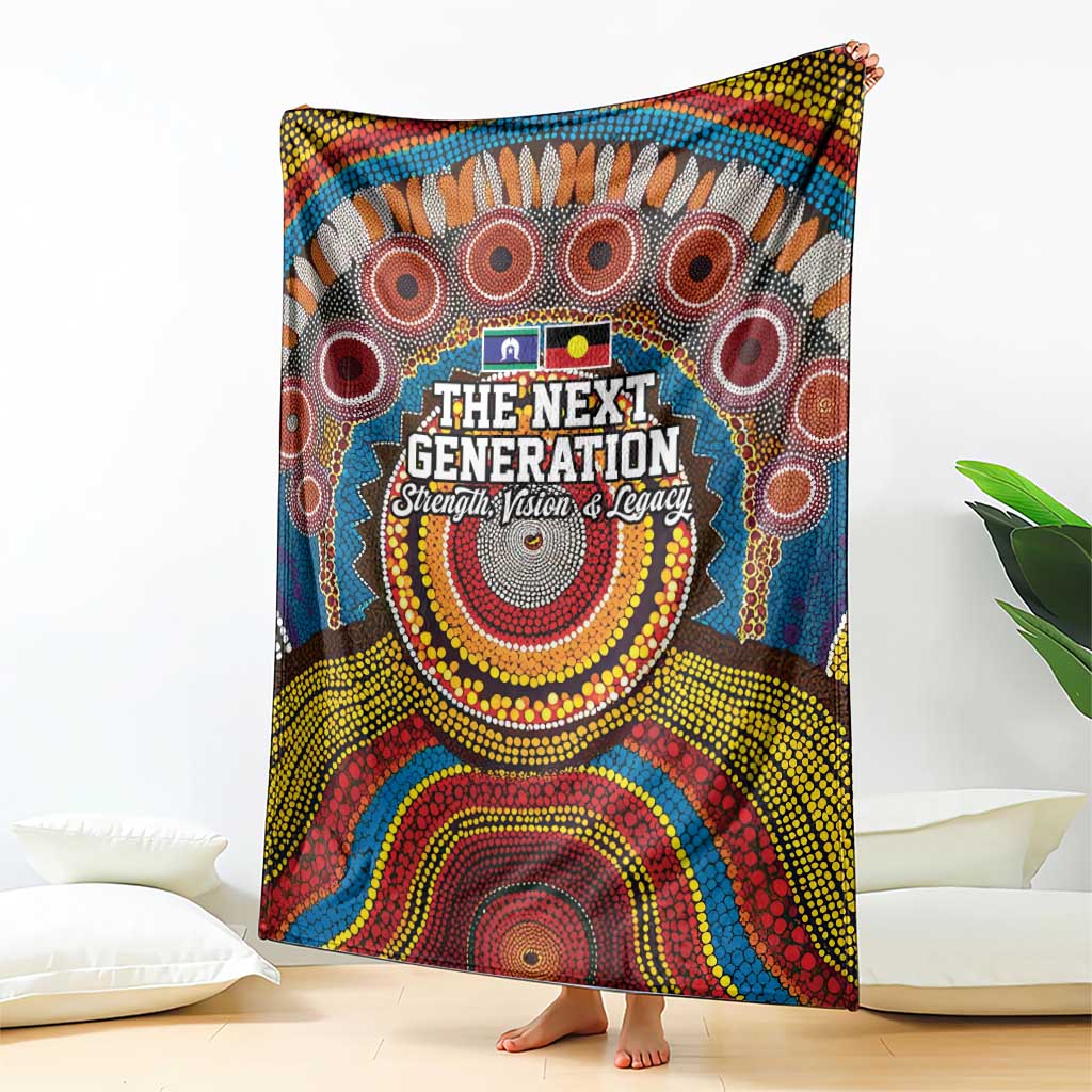 A Bright Future NAIDOC 2025 Blanket Aboriginal Indigenous Art