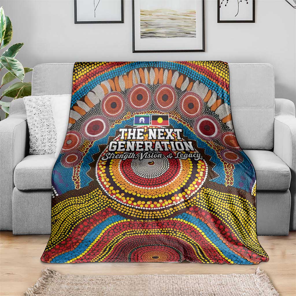 A Bright Future NAIDOC 2025 Blanket Aboriginal Indigenous Art