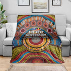 A Bright Future NAIDOC 2025 Blanket Aboriginal Indigenous Art