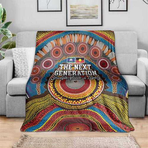A Bright Future NAIDOC 2025 Blanket Aboriginal Indigenous Art