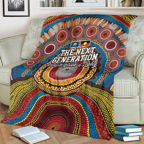A Bright Future NAIDOC 2025 Blanket Aboriginal Indigenous Art