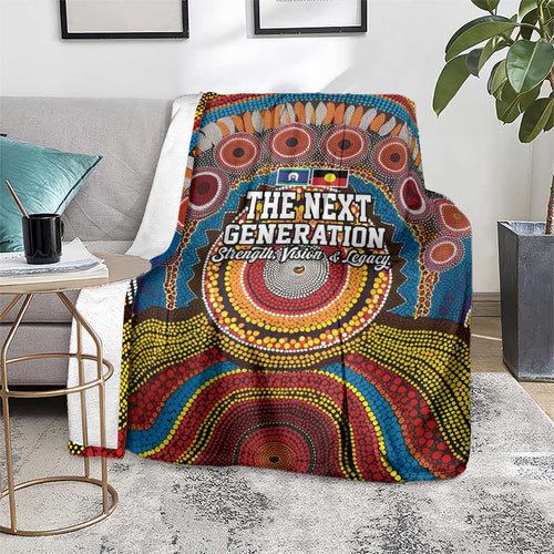 A Bright Future NAIDOC 2025 Blanket Aboriginal Indigenous Art