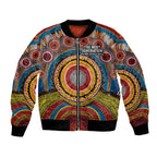 A Bright Future NAIDOC 2025 Bomber Jacket Aboriginal Indigenous Art