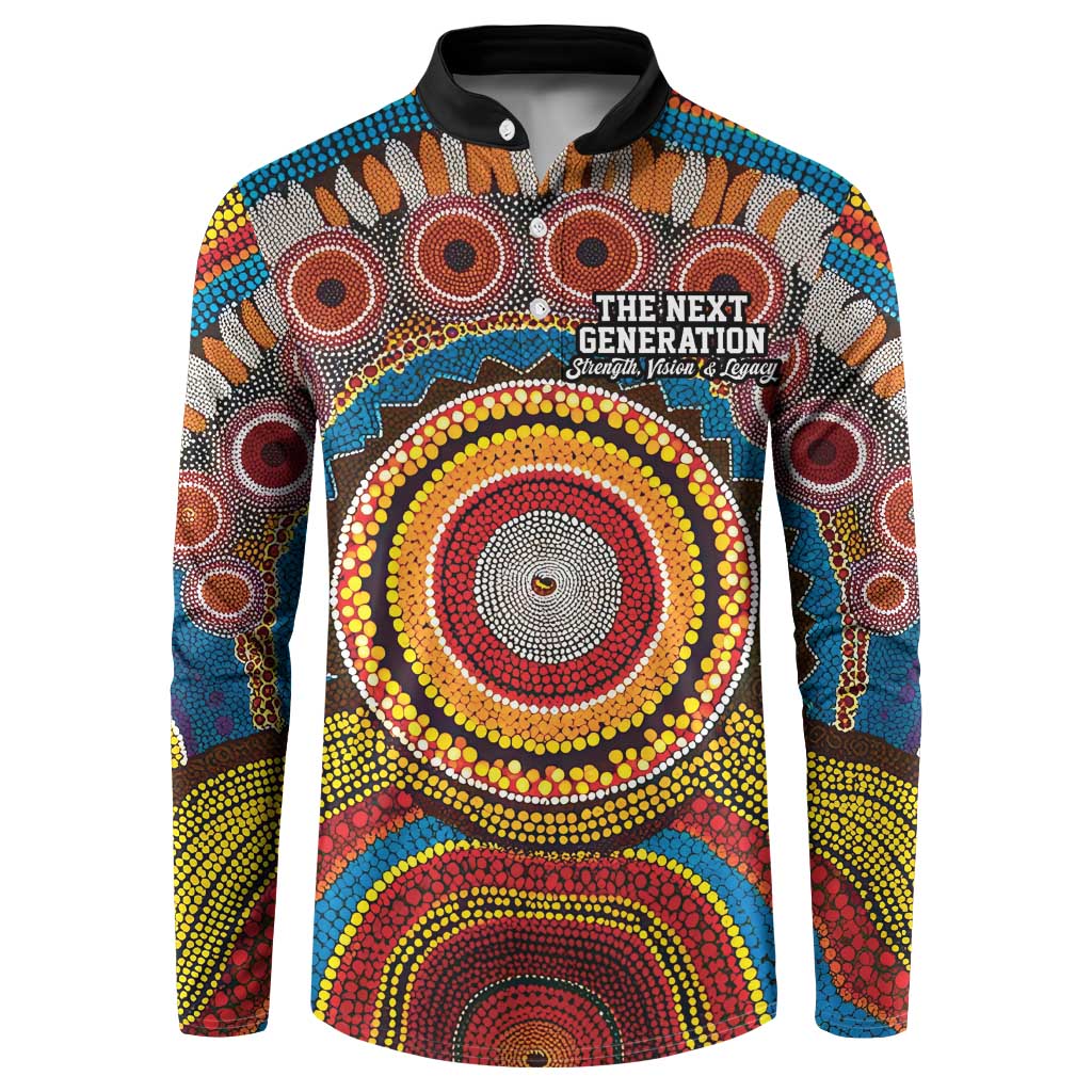 A Bright Future NAIDOC 2025 Button Sweatshirt Aboriginal Indigenous Art