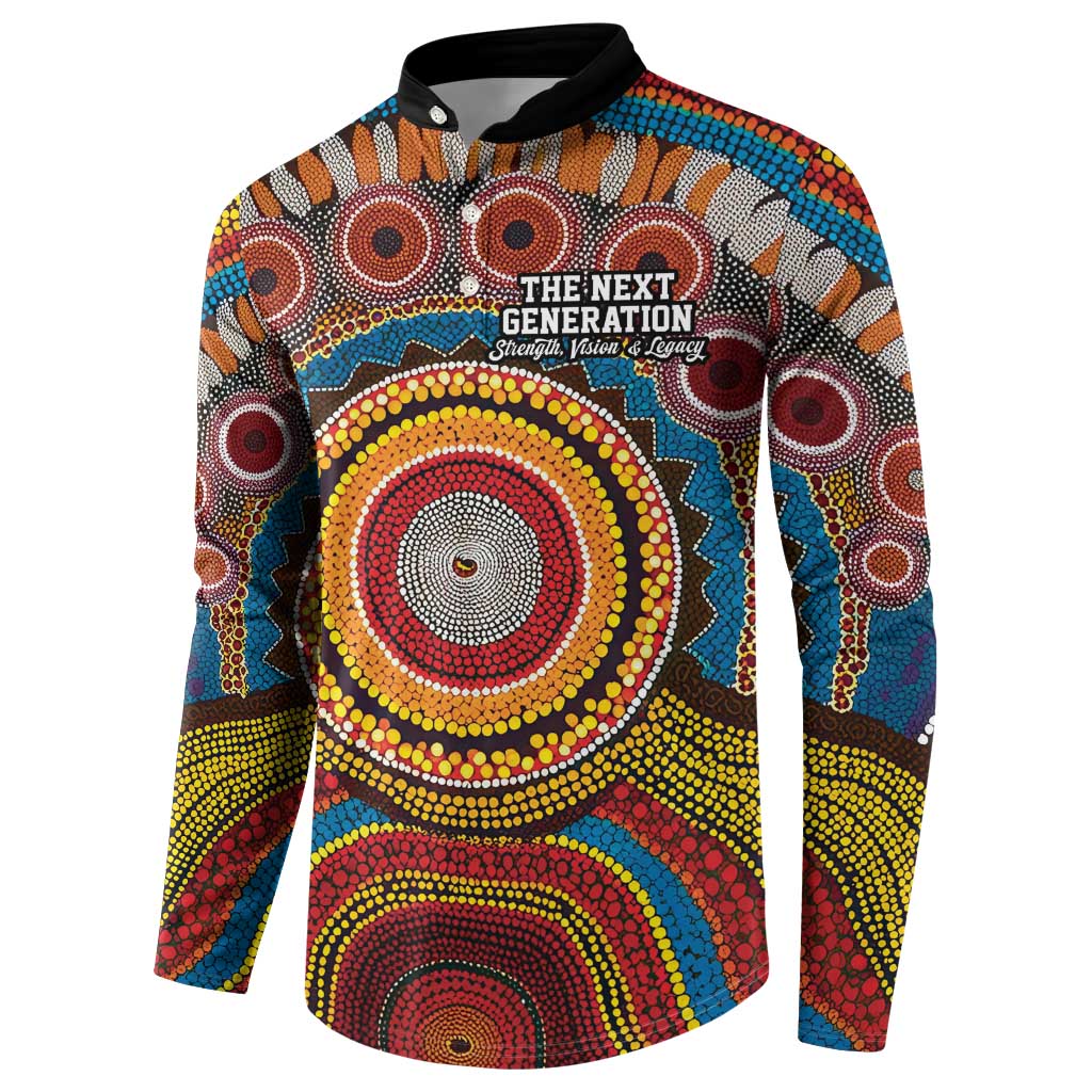 A Bright Future NAIDOC 2025 Button Sweatshirt Aboriginal Indigenous Art
