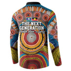 A Bright Future NAIDOC 2025 Button Sweatshirt Aboriginal Indigenous Art