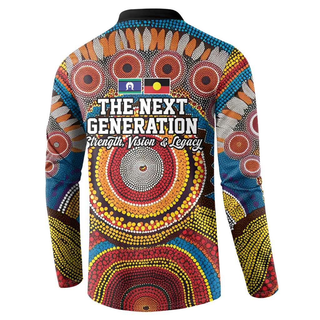 A Bright Future NAIDOC 2025 Button Sweatshirt Aboriginal Indigenous Art