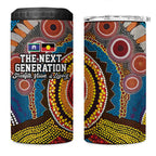A Bright Future NAIDOC 2025 4 in 1 Can Cooler Tumbler Aboriginal Indigenous Art