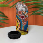 A Bright Future NAIDOC 2025 4 in 1 Can Cooler Tumbler Aboriginal Indigenous Art