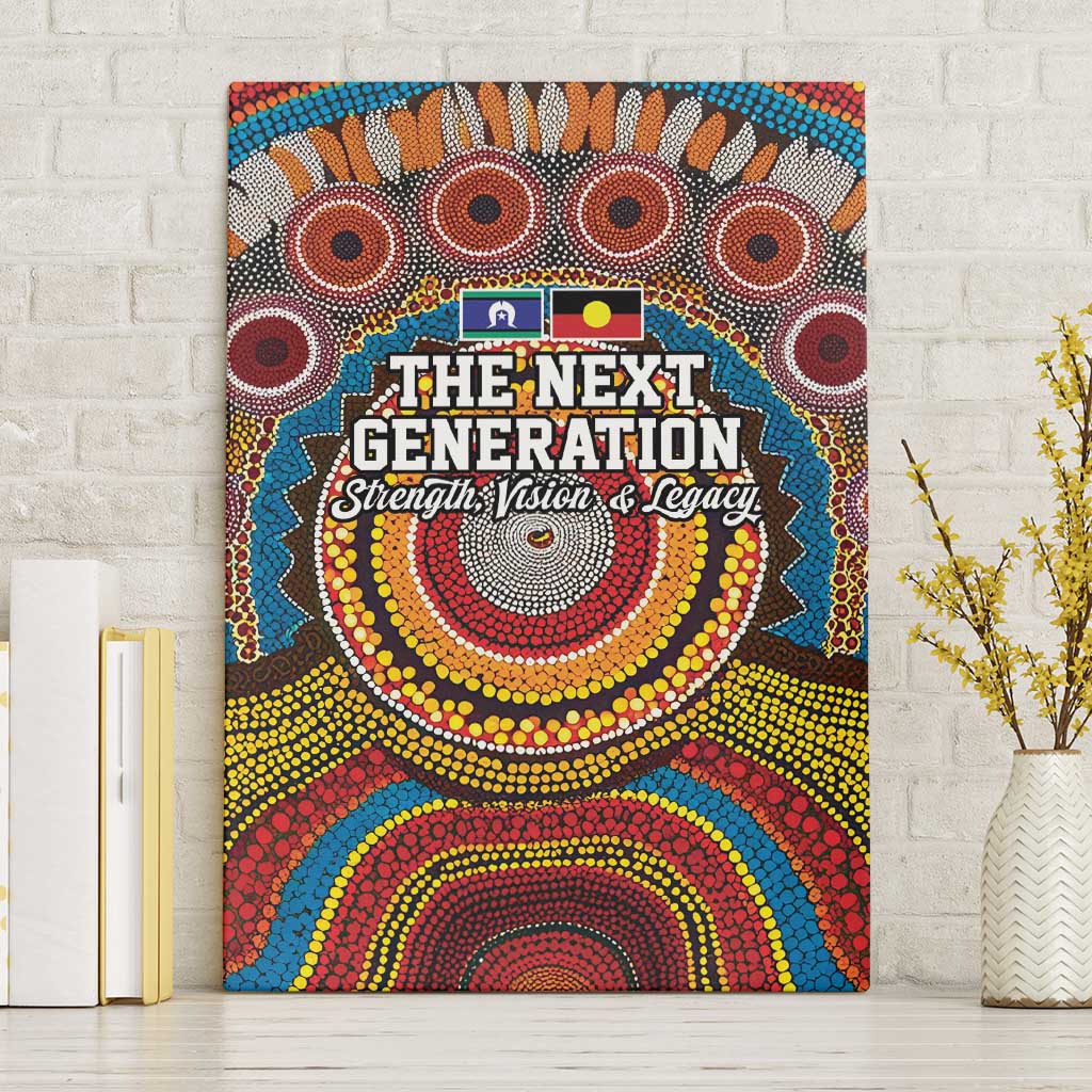 A Bright Future NAIDOC 2025 Canvas Wall Art Aboriginal Indigenous Art