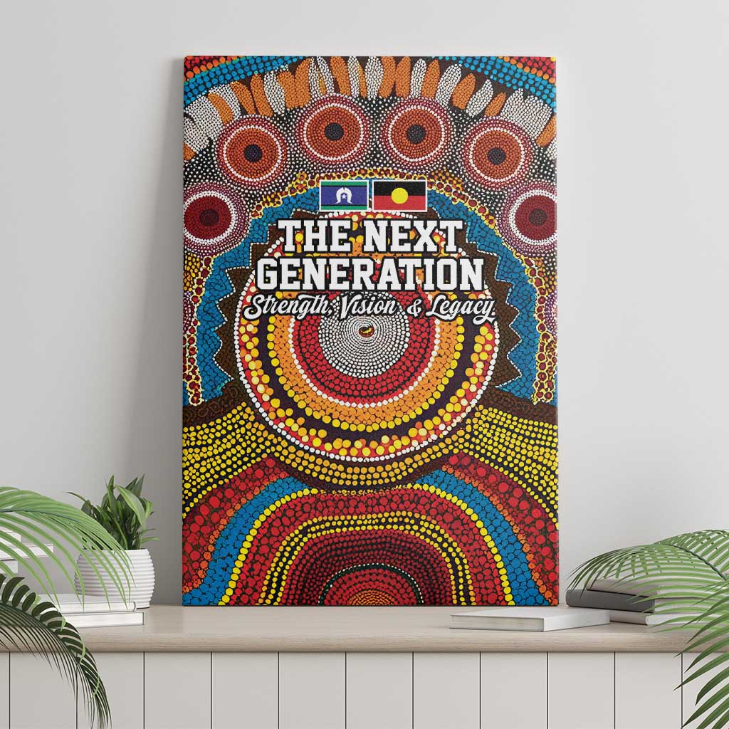 A Bright Future NAIDOC 2025 Canvas Wall Art Aboriginal Indigenous Art