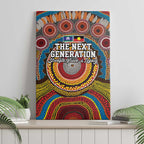 A Bright Future NAIDOC 2025 Canvas Wall Art Aboriginal Indigenous Art