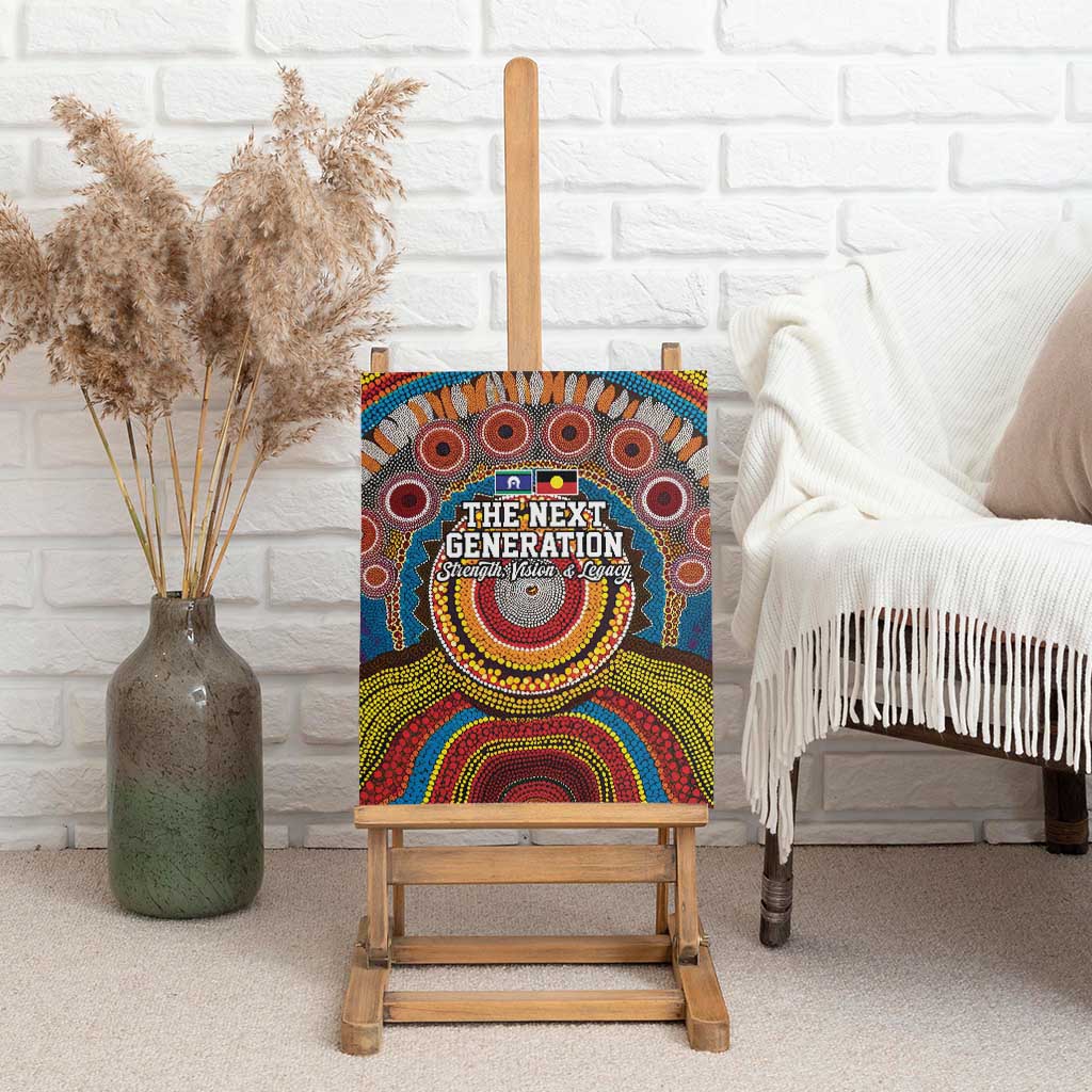A Bright Future NAIDOC 2025 Canvas Wall Art Aboriginal Indigenous Art