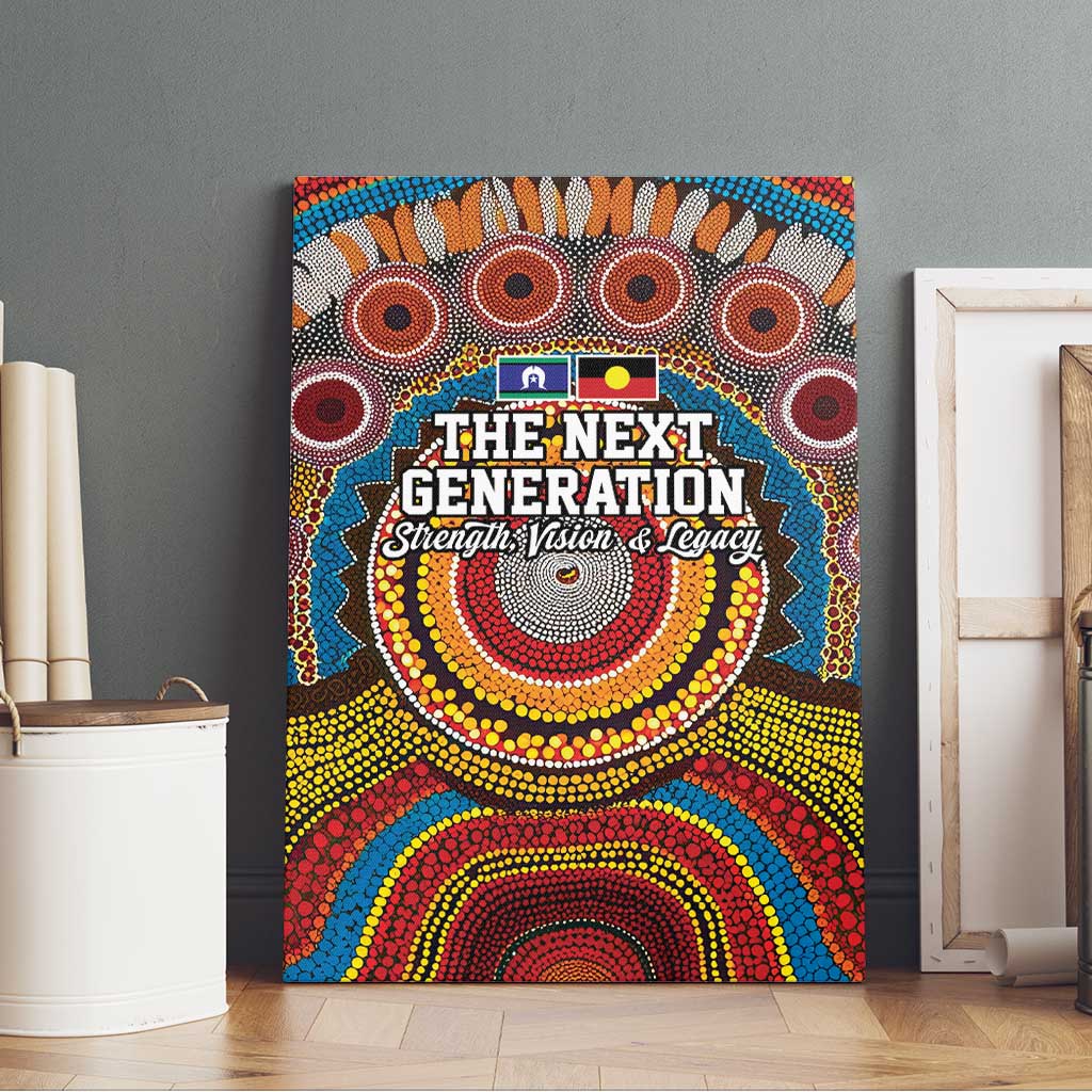 A Bright Future NAIDOC 2025 Canvas Wall Art Aboriginal Indigenous Art