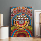 A Bright Future NAIDOC 2025 Canvas Wall Art Aboriginal Indigenous Art