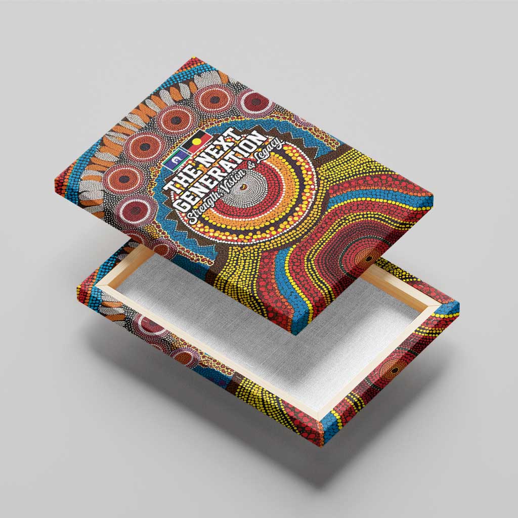 A Bright Future NAIDOC 2025 Canvas Wall Art Aboriginal Indigenous Art