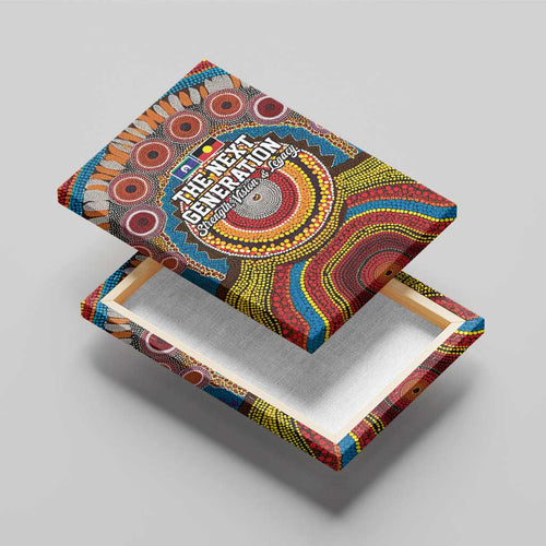 A Bright Future NAIDOC 2025 Canvas Wall Art Aboriginal Indigenous Art