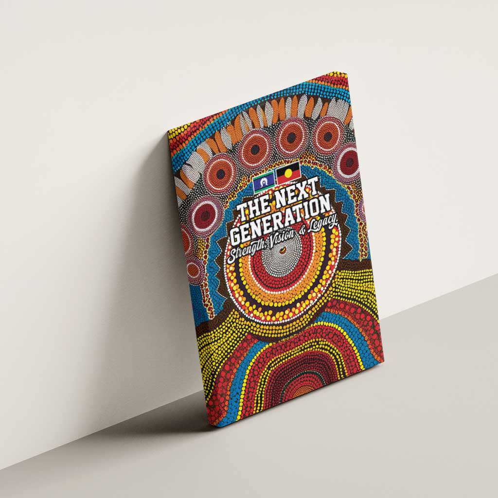 A Bright Future NAIDOC 2025 Canvas Wall Art Aboriginal Indigenous Art