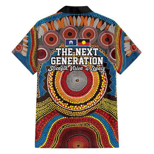 A Bright Future NAIDOC 2025 Family Matching Short Sleeve Bodycon Dress and Hawaiian Shirt Aboriginal Indigenous Art