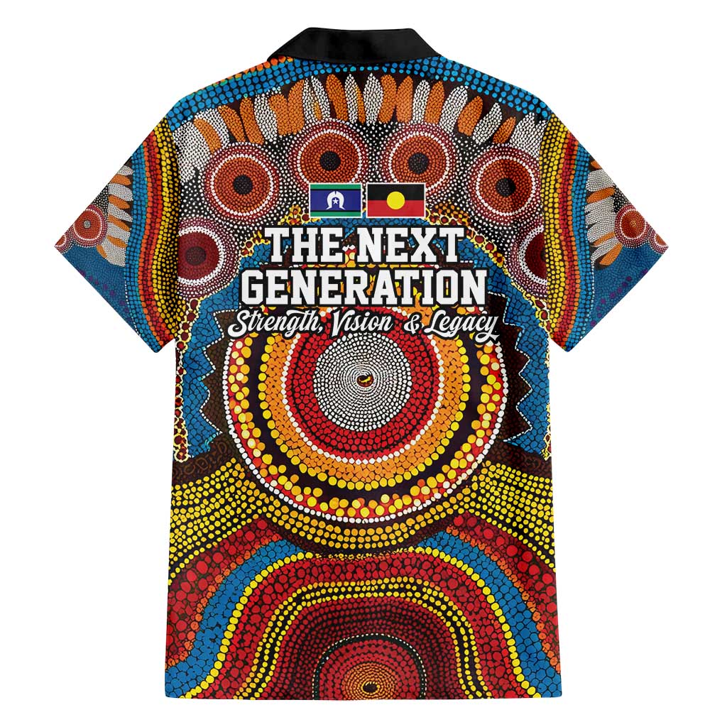 A Bright Future NAIDOC 2025 Family Matching Summer Maxi Dress and Hawaiian Shirt Aboriginal Indigenous Art