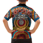 A Bright Future NAIDOC 2025 Family Matching Tank Maxi Dress and Hawaiian Shirt Aboriginal Indigenous Art