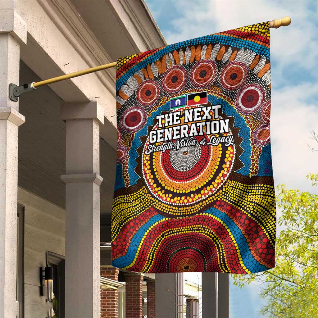 A Bright Future NAIDOC 2025 Garden Flag Aboriginal Indigenous Art