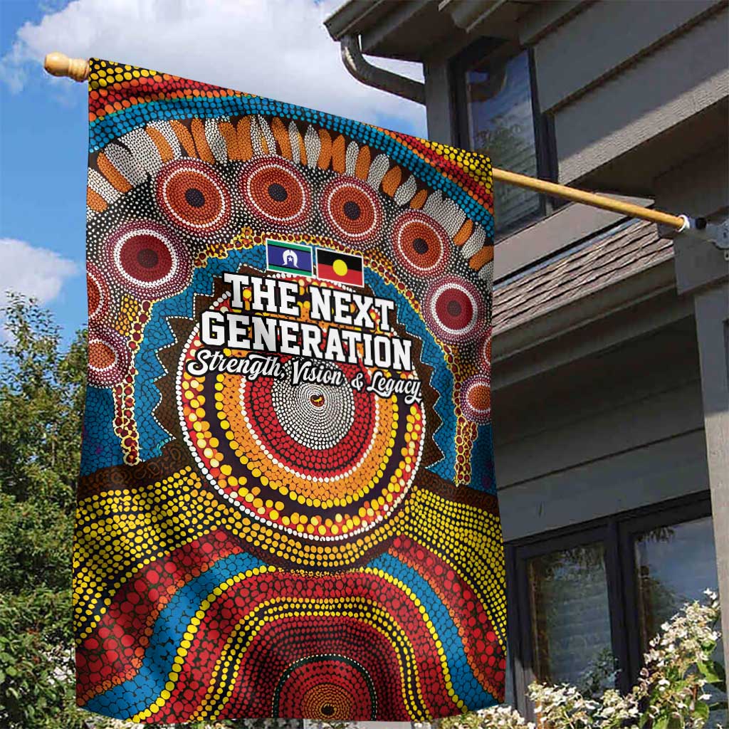 A Bright Future NAIDOC 2025 Garden Flag Aboriginal Indigenous Art