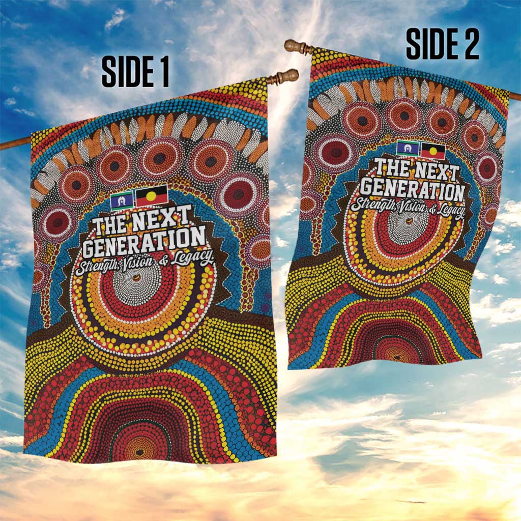 A Bright Future NAIDOC 2025 Garden Flag Aboriginal Indigenous Art