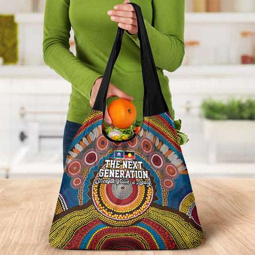 A Bright Future NAIDOC 2025 Grocery Bag Aboriginal Indigenous Art