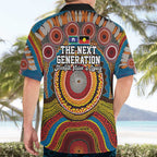 A Bright Future NAIDOC 2025 Hawaiian Shirt Aboriginal Indigenous Art