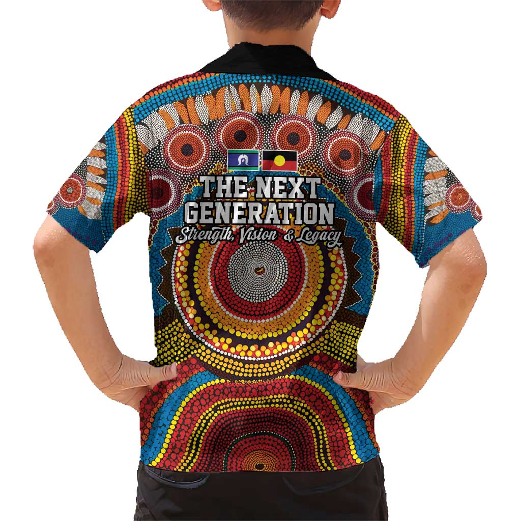 A Bright Future NAIDOC 2025 Kid Hawaiian Shirt Aboriginal Indigenous Art