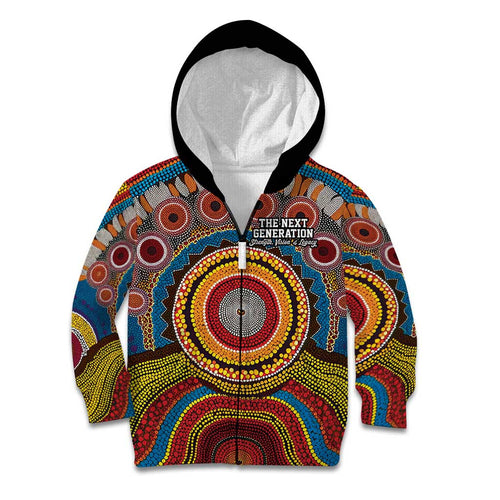 A Bright Future NAIDOC 2025 Kid Hoodie Aboriginal Indigenous Art