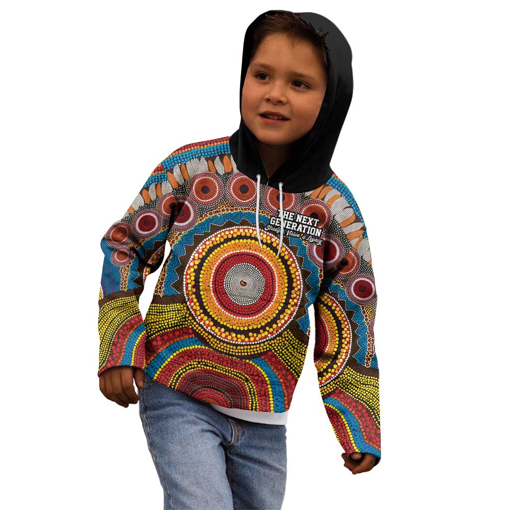A Bright Future NAIDOC 2025 Kid Hoodie Aboriginal Indigenous Art