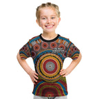 A Bright Future NAIDOC 2025 Kid T Shirt Aboriginal Indigenous Art