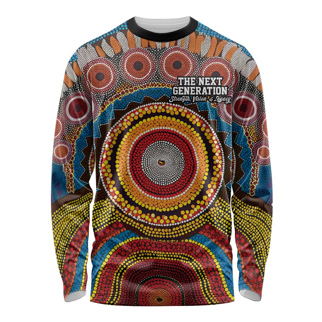 A Bright Future NAIDOC 2025 Long Sleeve Shirt Aboriginal Indigenous Art