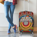 A Bright Future NAIDOC 2025 Luggage Cover Aboriginal Indigenous Art